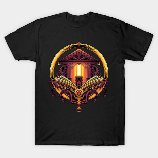 Mystical Book T-Shirt by midthos